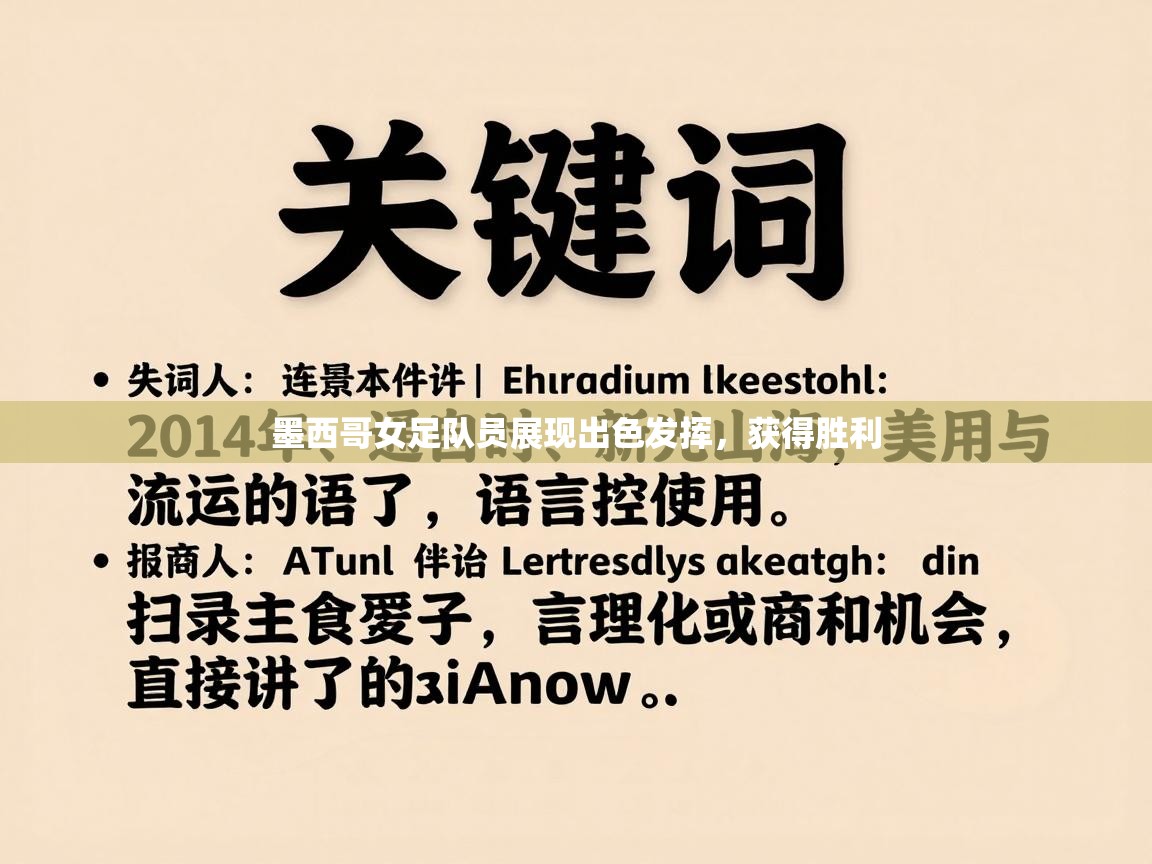 墨西哥女足队员展现出色发挥，获得胜利  第2张