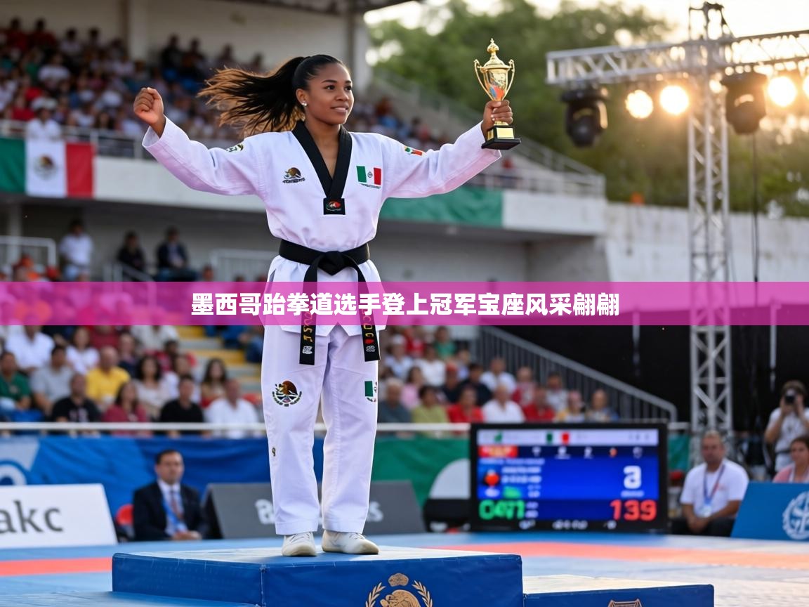 墨西哥跆拳道选手登上冠军宝座风采翩翩 第1张